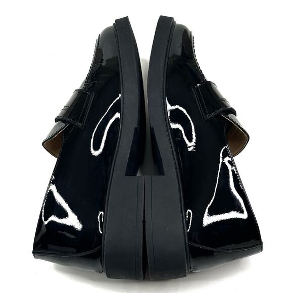 Bruno Magli Black Patent Leather Loafers - Picture 4 of 10